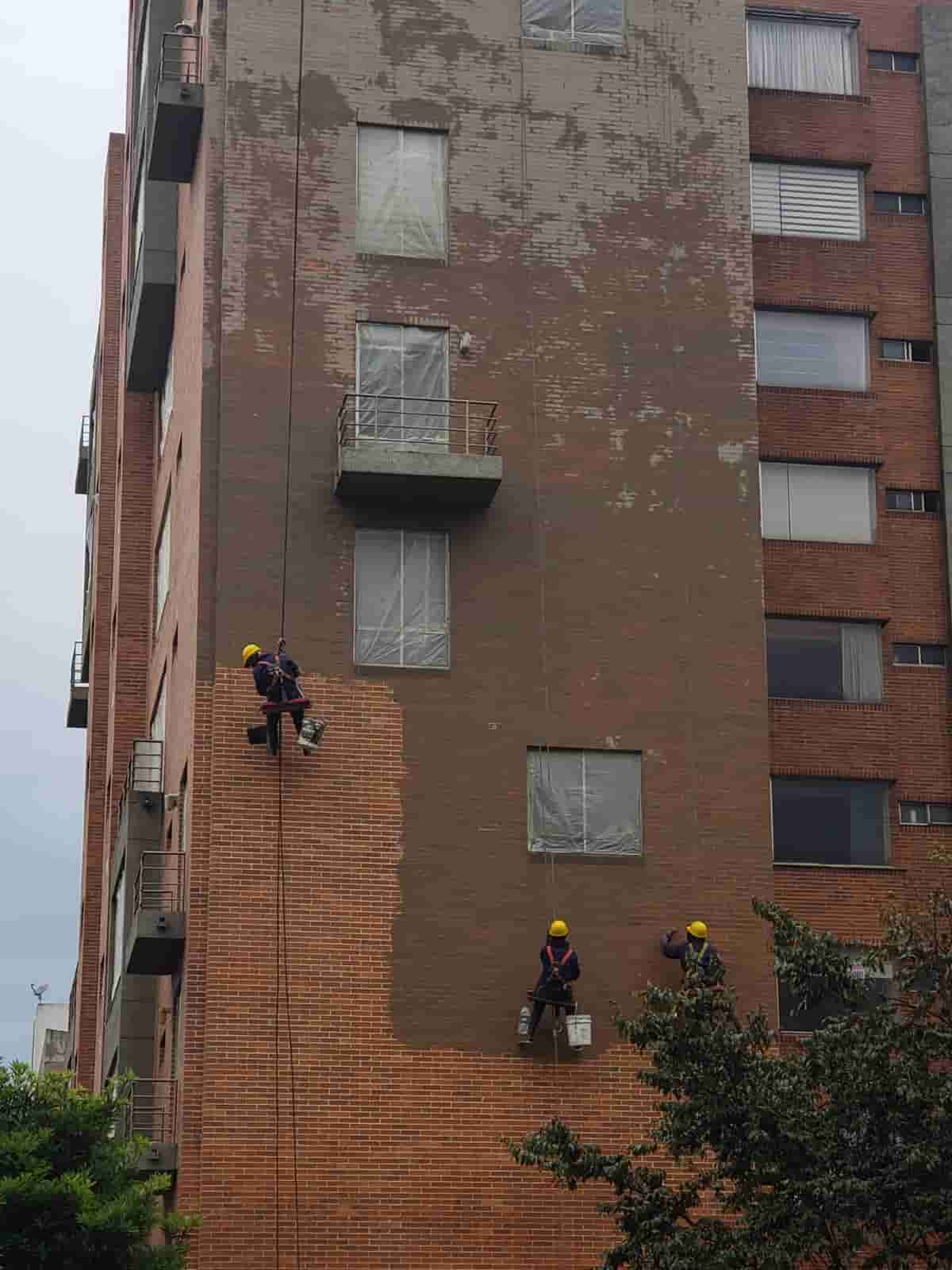 Impermeabilizacion de fachadas en altura